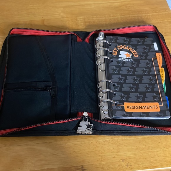 Vintage Starter Zip-Up Agenda Binder Address Book Planner Calendar Organizer - Picture 6 of 10